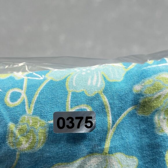 Vintage Talbots Skirt Womens 8 Turquoise Floral Wrap Around Cotton Hong Kong - Picture 10 of 10